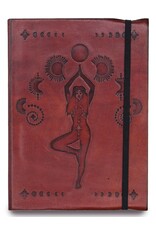 AWG Miscellaneous - Leather Notebook Cosmic Goddess  18x13cm