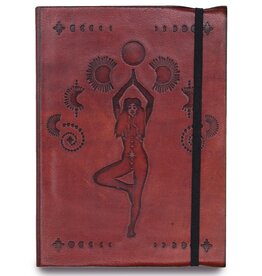 AWG Leather Notebook Cosmic Goddess  18x13cm