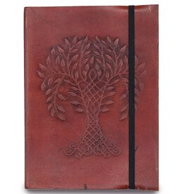 AWG Leather Notebook Tree of Life 18x13cm