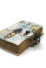 AWG Miscellaneous - Leren  Deckle-edge Notitieboek 'Bee Kind' 18x13cm