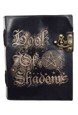 AWG Miscellaneous - Leren Deckle-edge Notitieboek 'Book of Shadows' 21x15cm