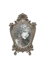 Trukado Miscellaneous - Photoframe Baroque Style Oval Silver