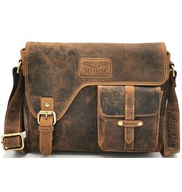 Hunters Hunters Leather messenger bag with holster cover