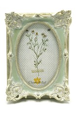 C&E Miscellaneous - Decorative Brocante Photoframe Mint Green