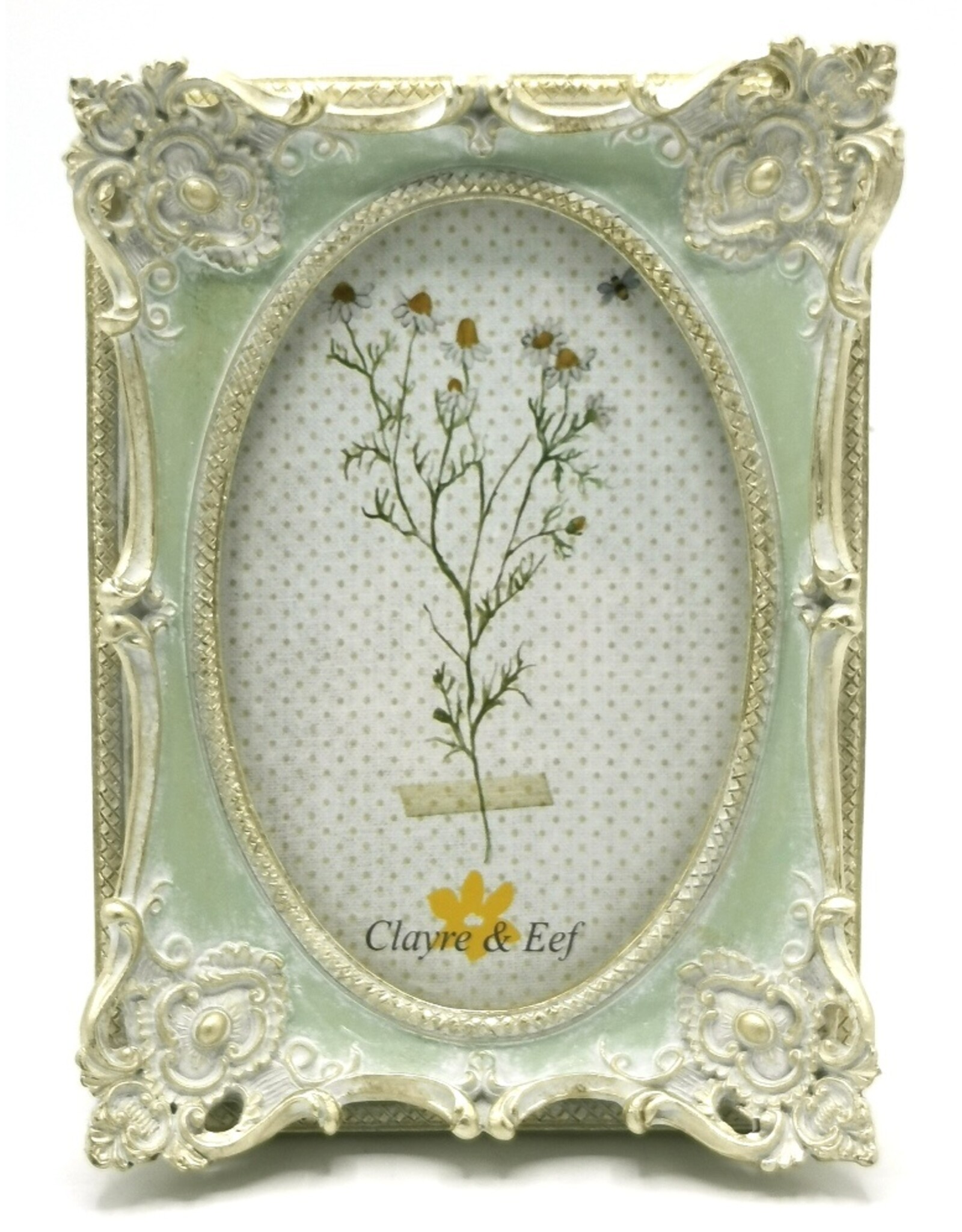 C&E Miscellaneous - Decorative Brocante Photoframe Mint Green