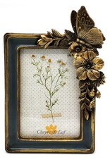 C&E Miscellaneous - Retro Photoframe Butterfly and Flowers