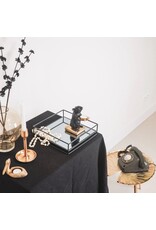 Trukado Giftware Figurines Collectables - Candlestick Black Mose on Golden Book 16cm