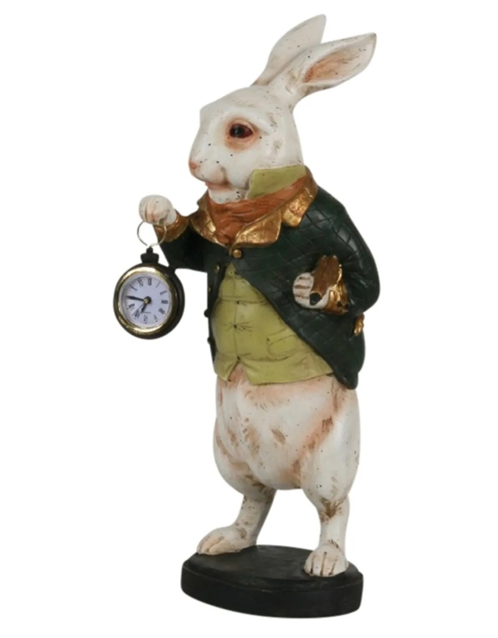 DS Giftware Figurines Collectables - Rabbit with Clock figurine 42,5cm