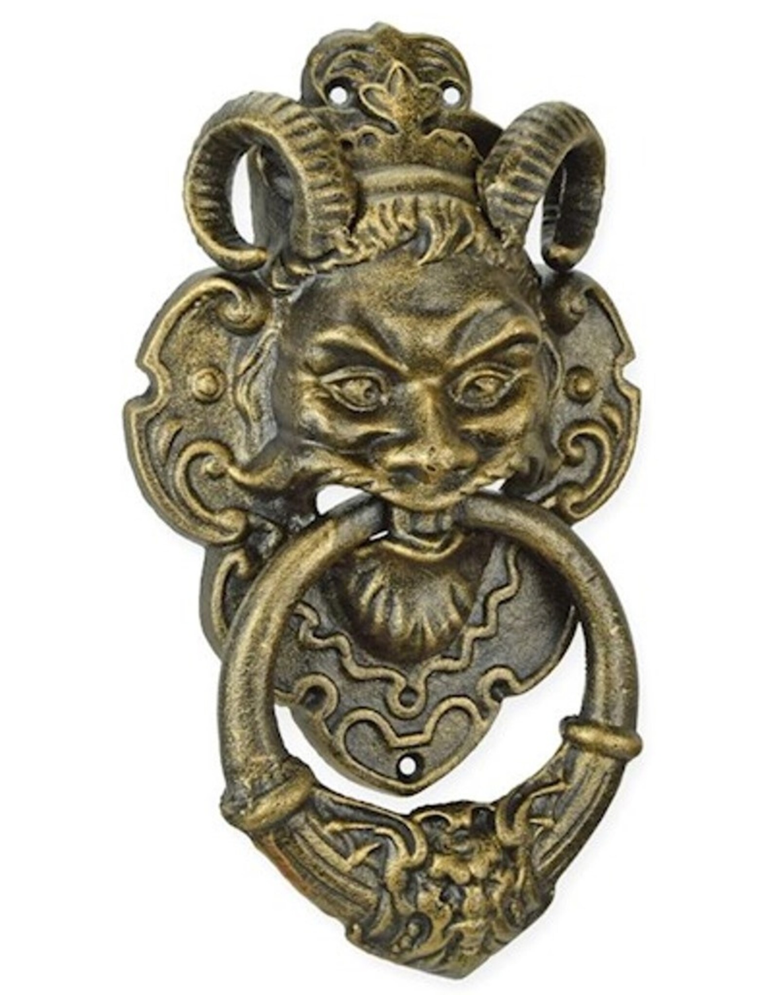 Trukado Giftware & Lifestyle - Cast Iron Davil Face Knocker 32,7cm