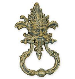 Trukado Cast Iron Celtic Face Knocker 33cm Patina