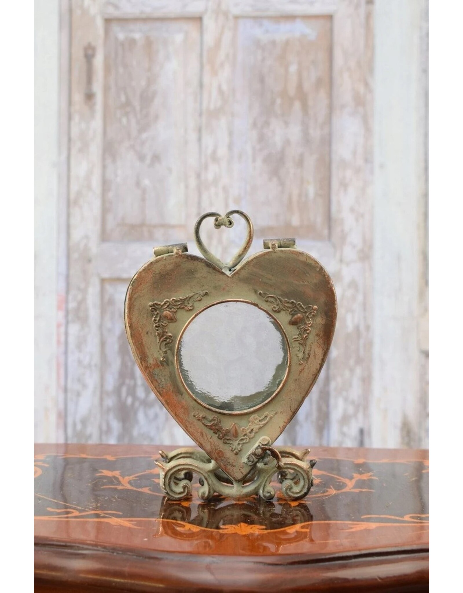 Trukado Miscellaneous - Tin Heart Candle holder Fantasy style