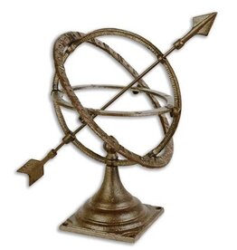 Trukado Cast Iron Table Sundial 29,5cm