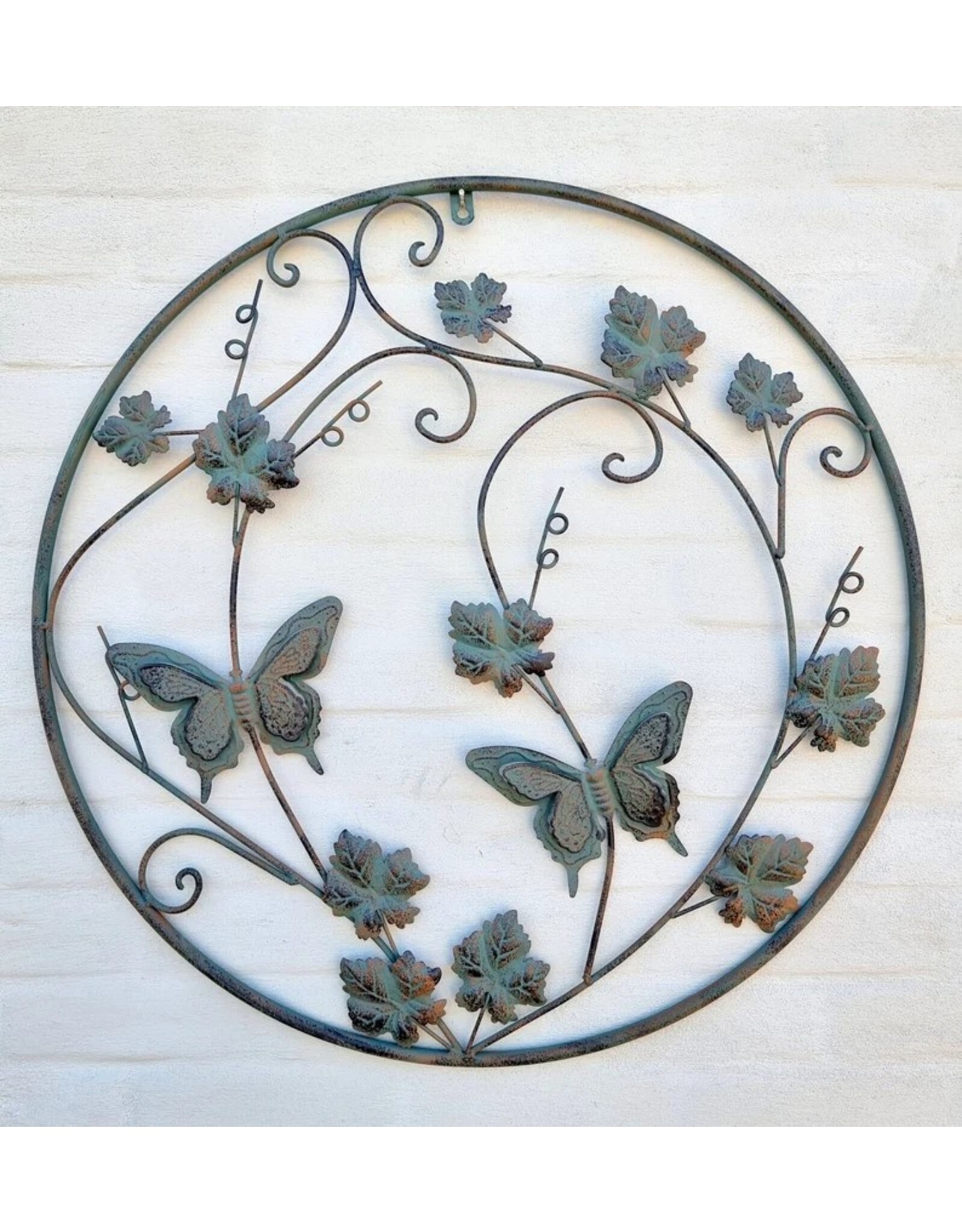 Trukado Miscellaneous - Iron Wall Decoration with Butterflies and Grape Leaves