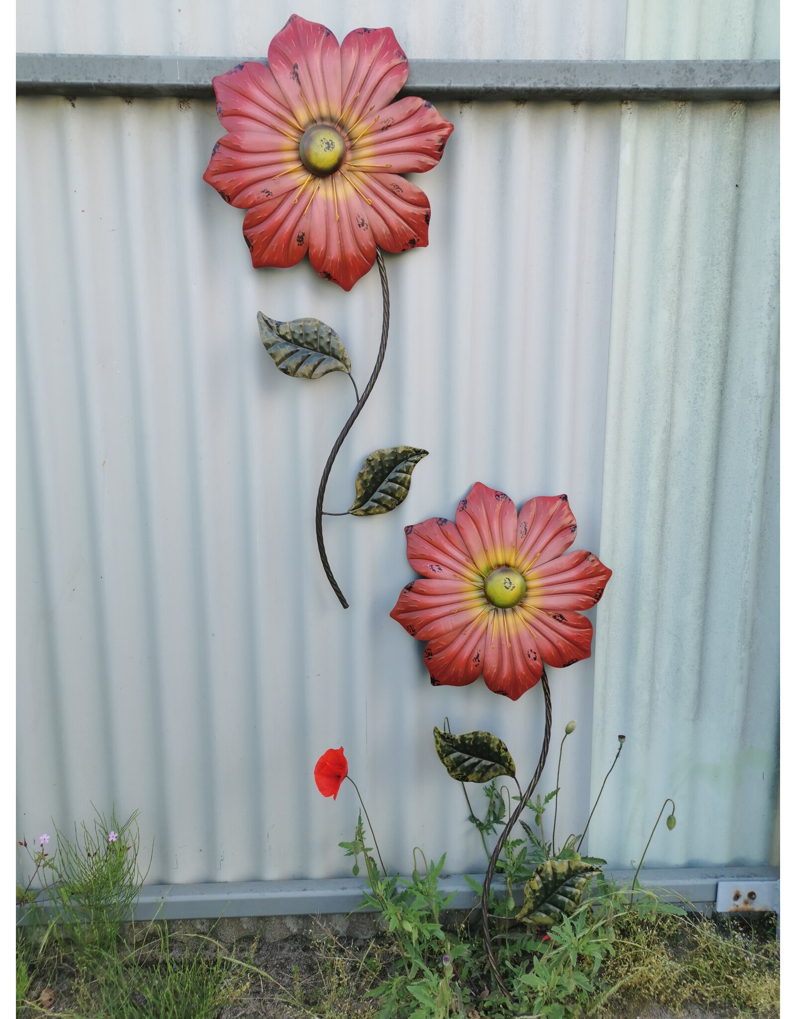 SH Miscellaneous - Summer Flower Metal Wall Decoration 80cm