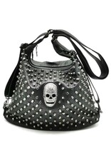 Dark Desire Gothic bags Steampunk bags - Gothic Backpack-Shoulder bag with Metal Skull