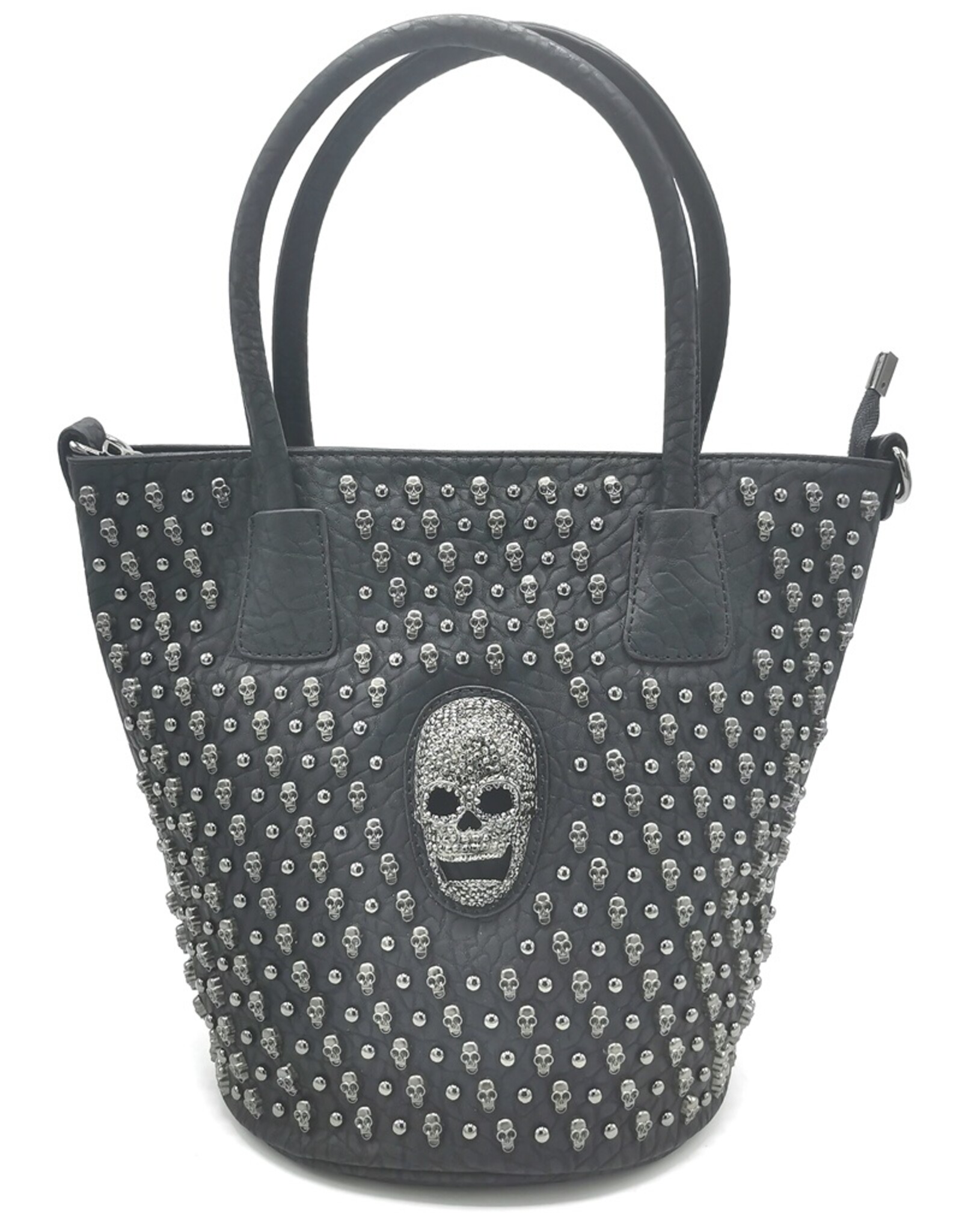 Trukado Gothic bags Steampunk bags - Gothic handbag with skull 'Bucket’