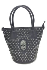 Trukado Gothic bags Steampunk bags - Gothic handbag with skull 'Bucket’