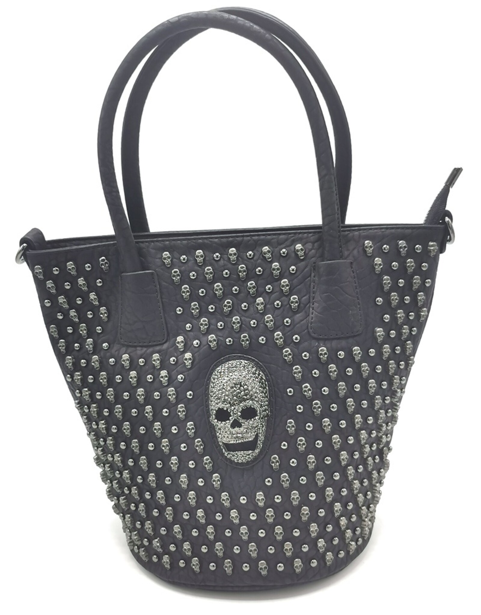 Trukado Gothic bags Steampunk bags - Gothic handbag with skull 'Bucket’