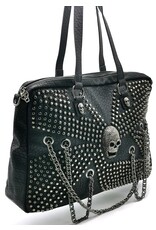 Trukado Gothic tassen Steampunk tassen - Gothic Laptoptas met Schedel en Kettingen