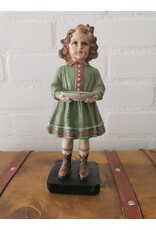 C&E Giftware Figurines Collectables - Brocante Figurine Girl with Bowl 21cm