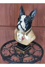 DS Giftware Beelden Collectables - Franse Buldog Buste Barokstijl 27cm