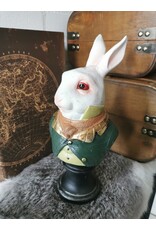 DS Giftware & Lifestyle - Rabbit the Gentlemen Bust green-brown jacket 27cm