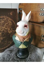 DS Giftware & Lifestyle - Rabbit the Gentlemen Bust green-brown jacket 27cm