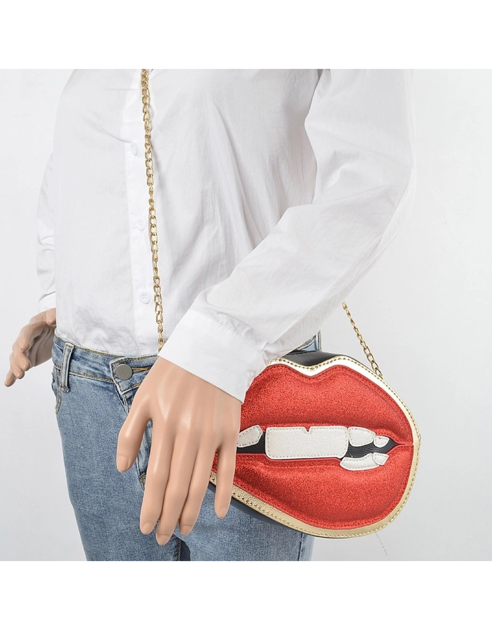 Trukado Vintage bags Retro bags - Lips Shoulder bag-Clutch