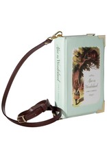 Well Read Company Fantasy bags and wallets - Alice in Wonderland Turquoise Book Handbag small