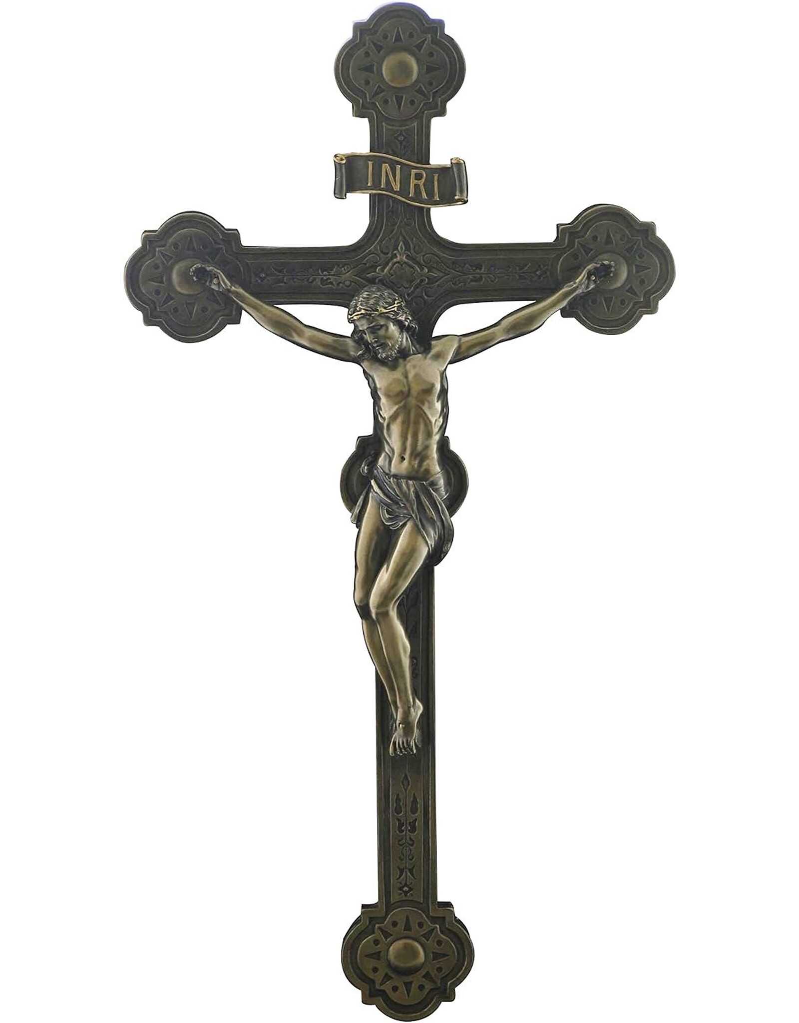 Veronese Design Giftware & Lifestyle - Crucifix Cathedral style 52cm Veronese Design