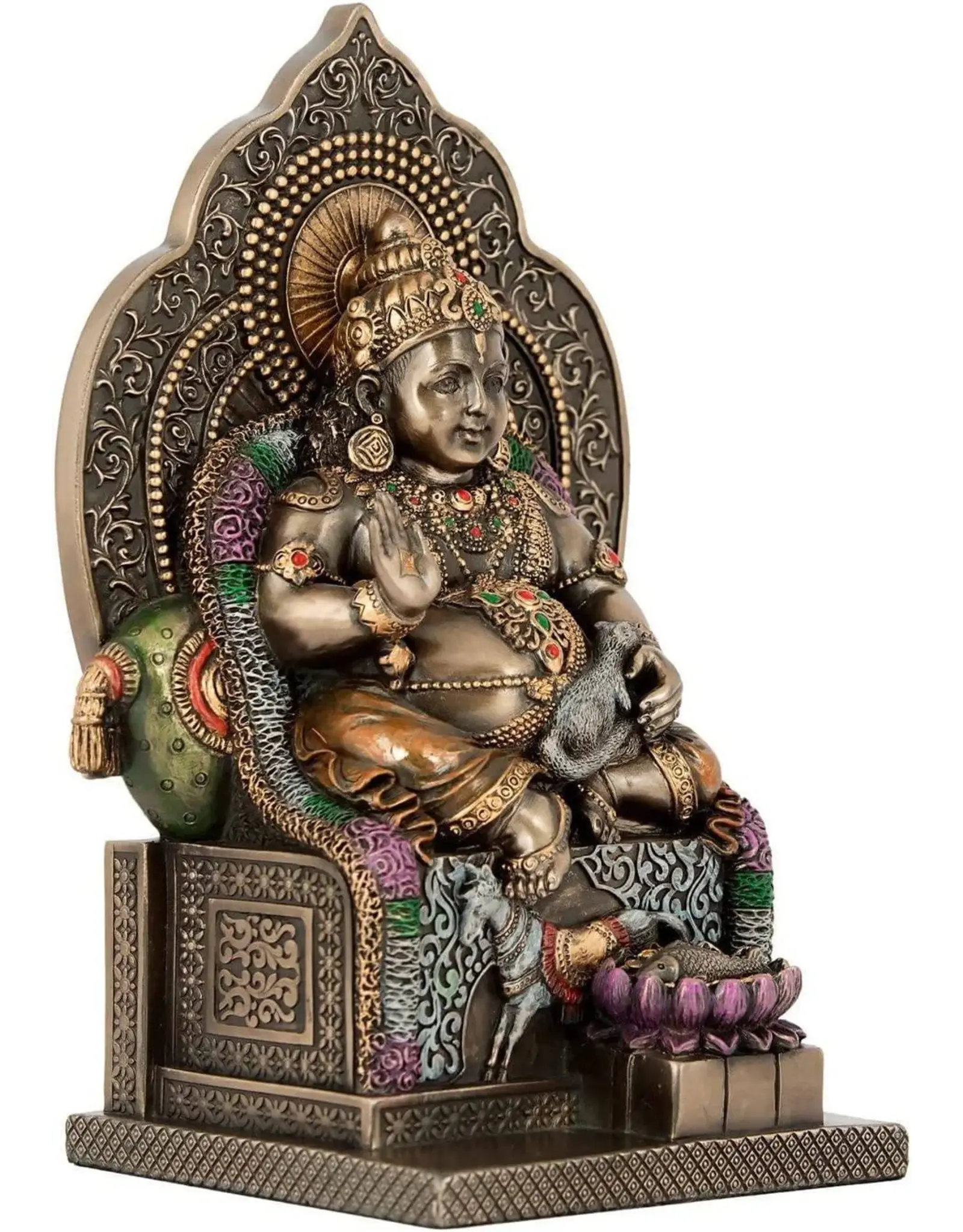 Veronese Design Giftware Figurines Collectables - Kubera Hindu God of Wealth