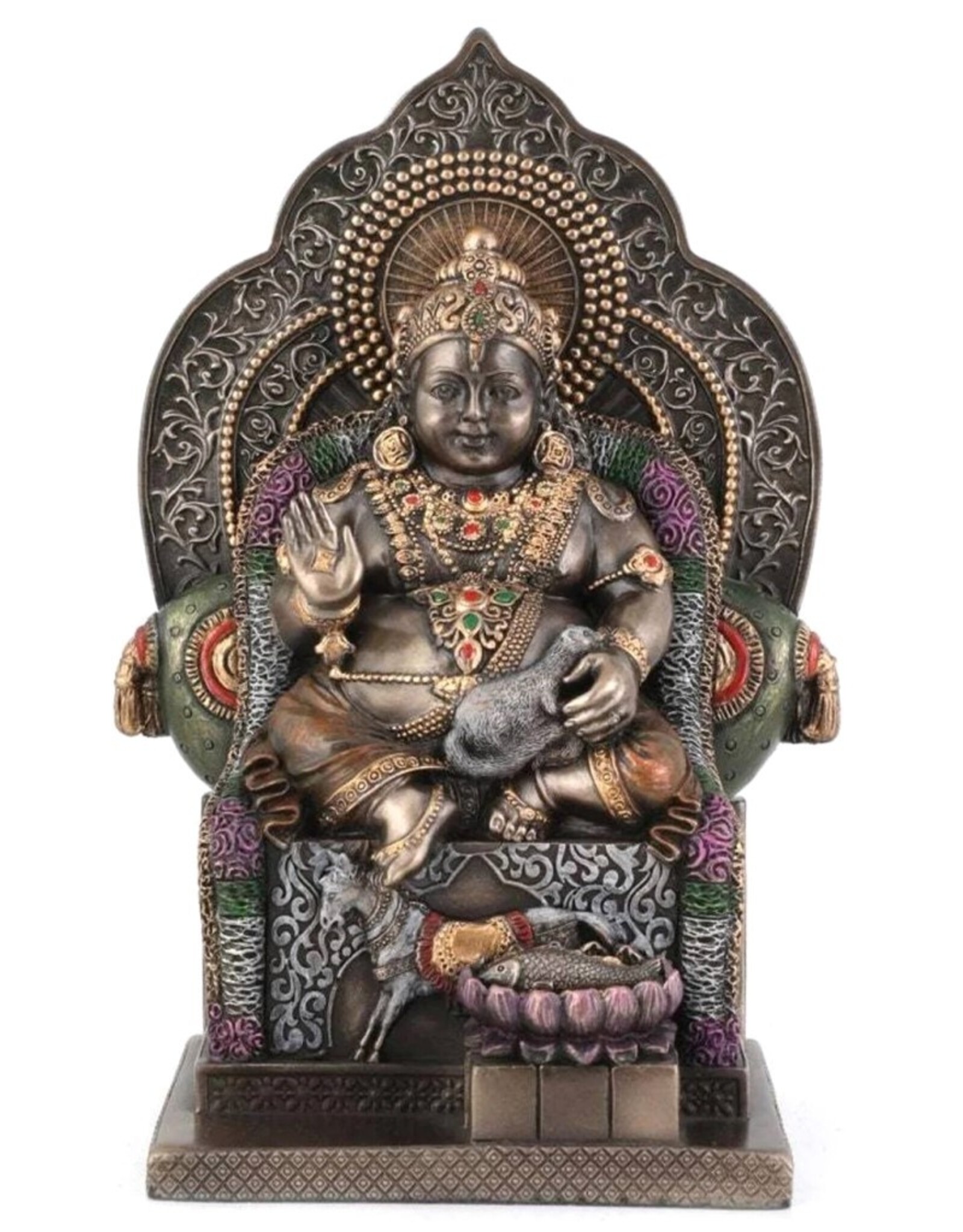 Veronese Design Giftware Figurines Collectables - Kubera Hindu God of Wealth