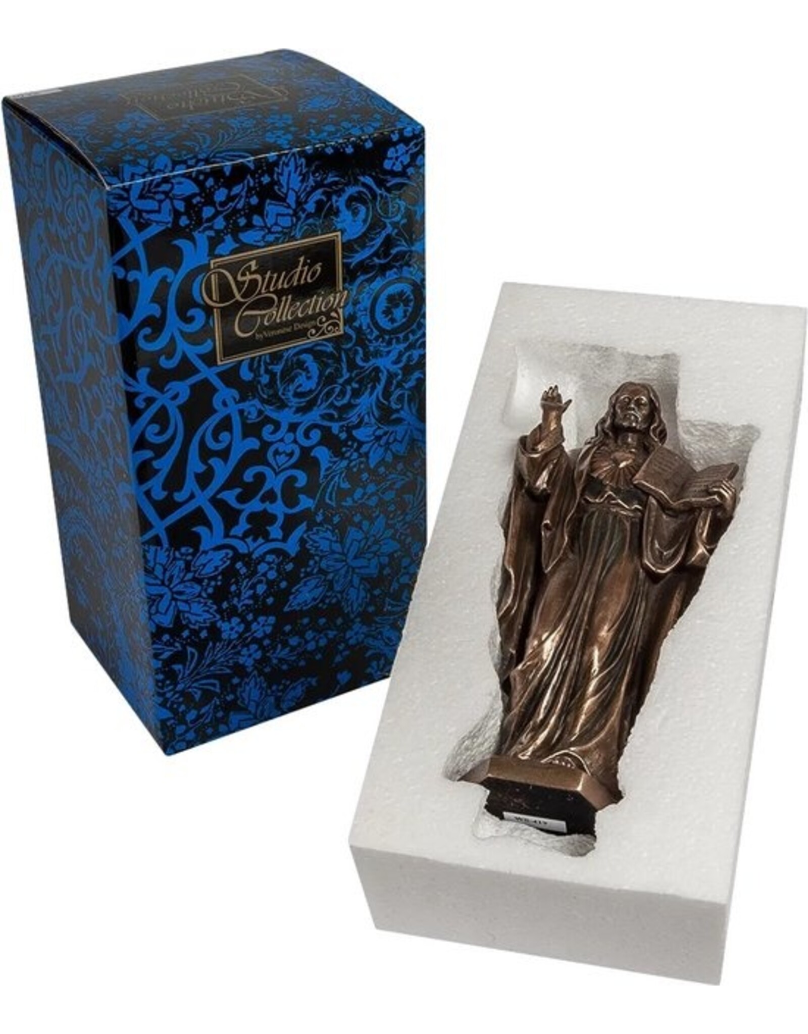Veronese Design Giftware & Lifestyle - Heilig Hart van Jezus met Het Oude Testament 17cm Veronese Design