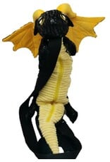 Spookyville Critters Fantasy bags and wallets - Black Dragon Plush Slingbag