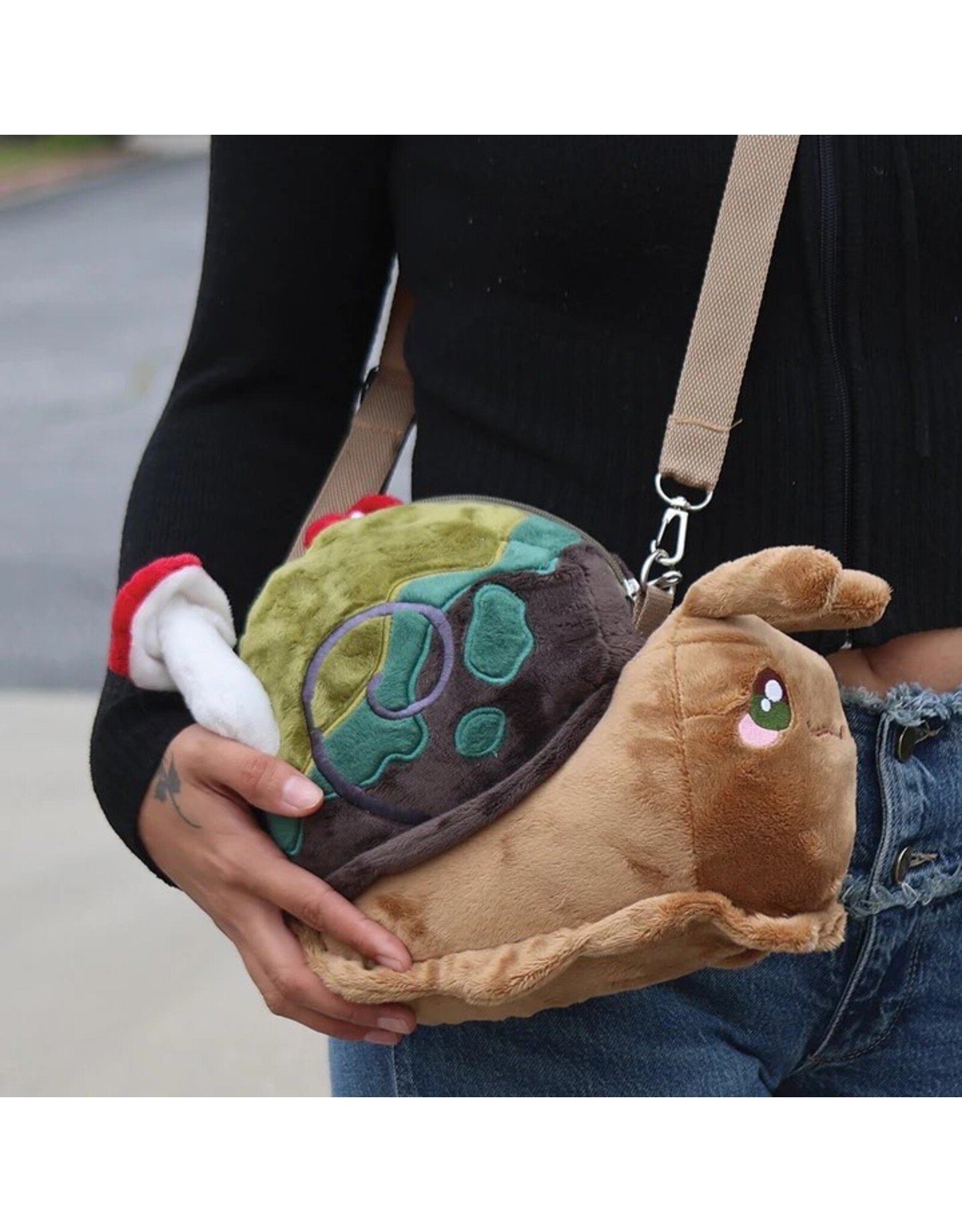 Sleepyville Critters Fantasy bags and wallets - Snail Plush Shoulder Bag Sleepyville Critters