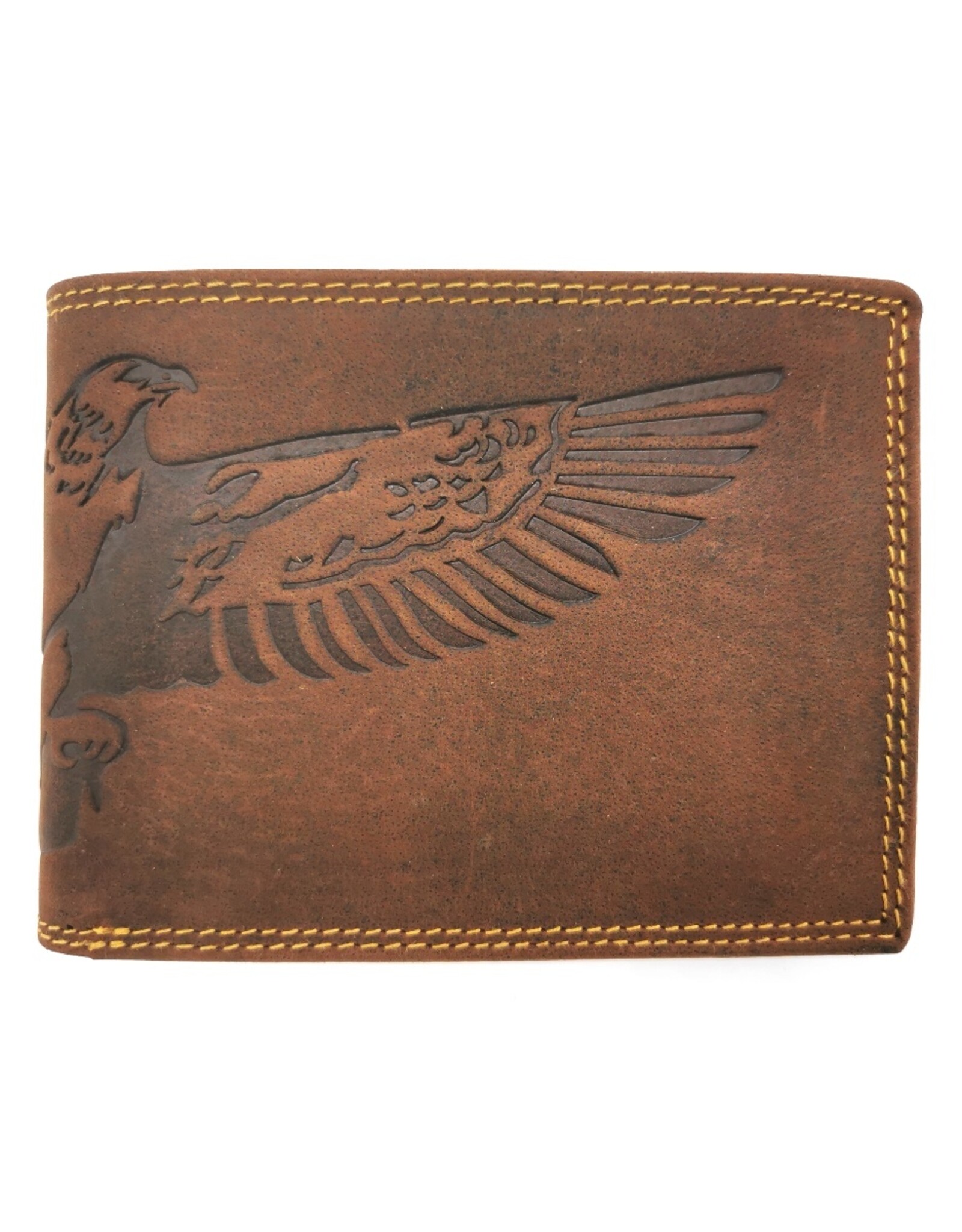 Hutmann Leather Wallets -  Hütmann Leather Wallet with embossed Eagle
