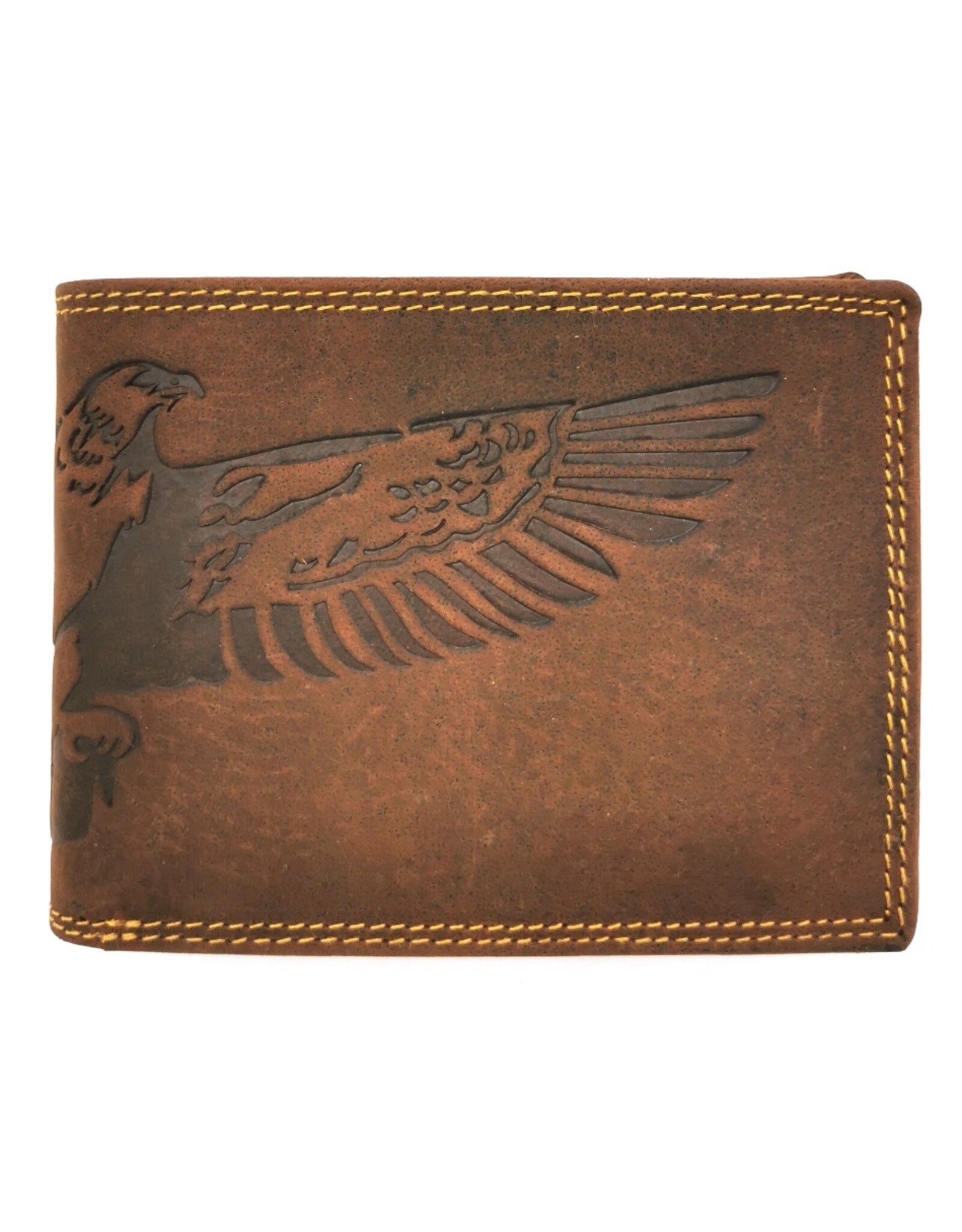 Hutmann Leather Wallets -  Hütmann Leather Wallet with embossed Eagle