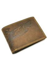 Hutmann Leather Wallets -  Hütmann Leather Wallet with embossed Eagle