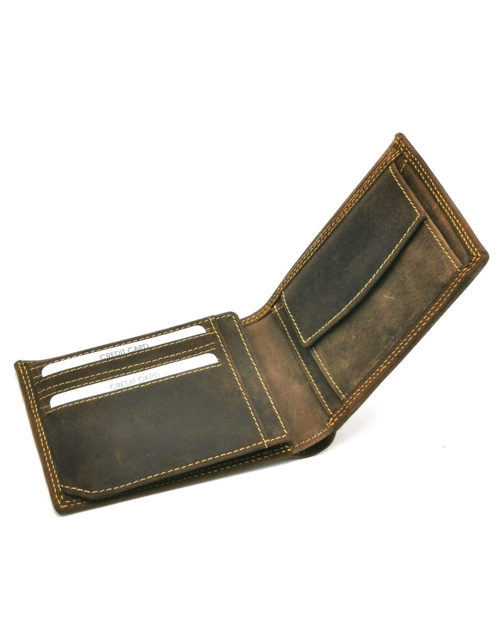 Hutmann Leather Wallets -  Hütmann Leather Wallet with embossed Eagle