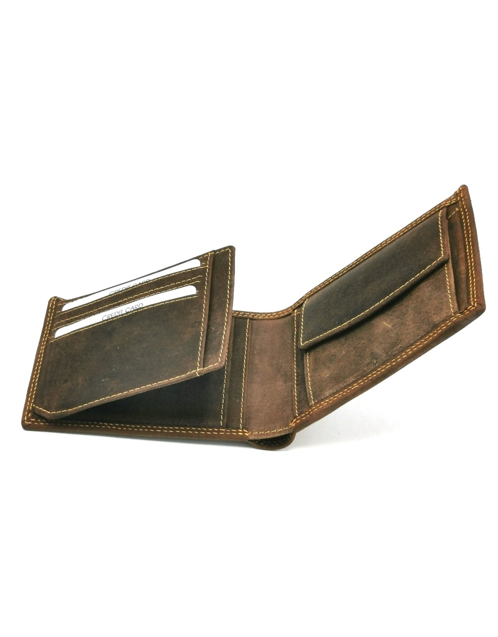 Hutmann Leather Wallets -  Hütmann Leather Wallet with embossed Eagle