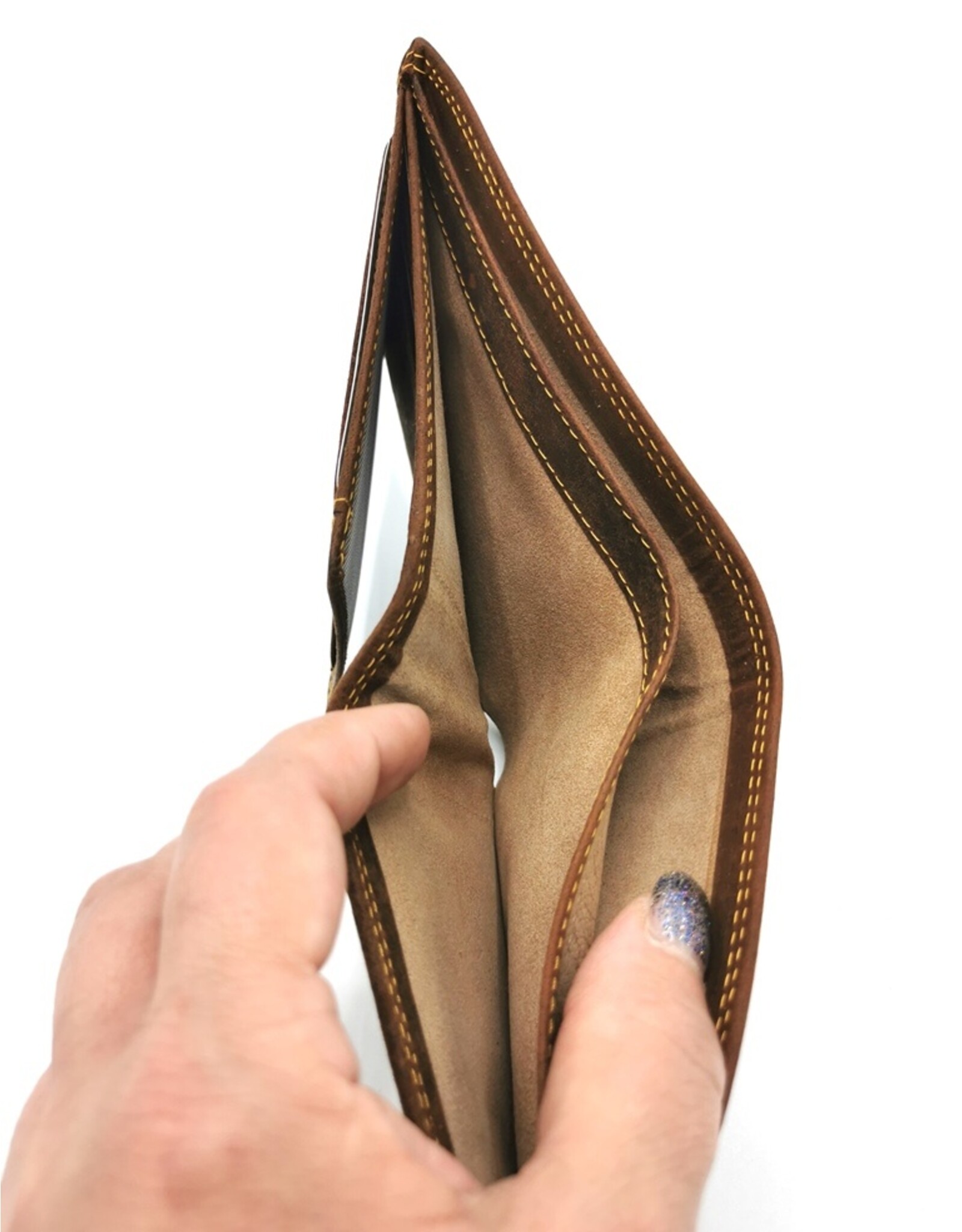 Hutmann Leather Wallets -  Hütmann Leather Wallet with embossed Eagle