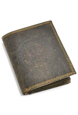 Leather Fox Leren Statement Portemonnees - Leren Portemonnee met Schedel