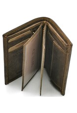 Leather Fox Leren Statement Portemonnees - Leren Portemonnee met Schedel