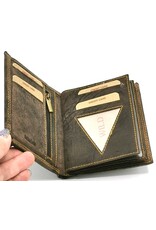 Leather Fox Leren Statement Portemonnees - Leren Portemonnee met Schedel