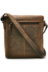 HillBurry Leather bags - Hillburry leather shoulder bag with buckle