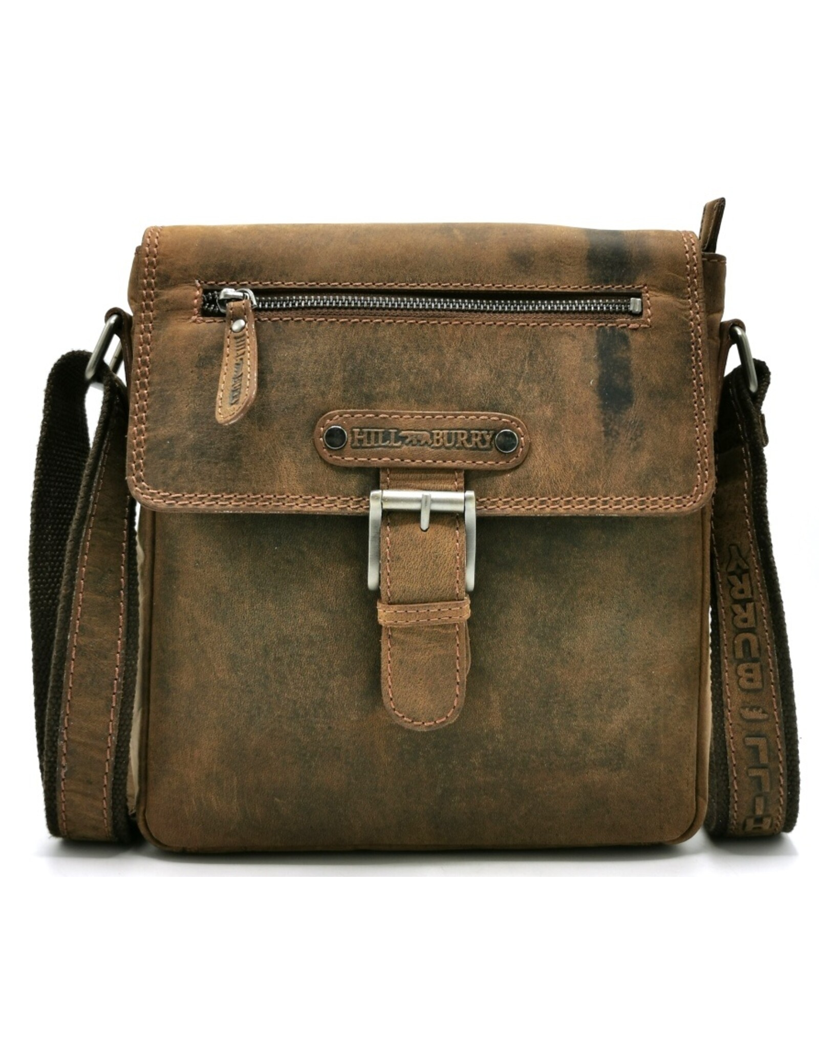 HillBurry Leather bags - Hillburry leather shoulder bag with buckle