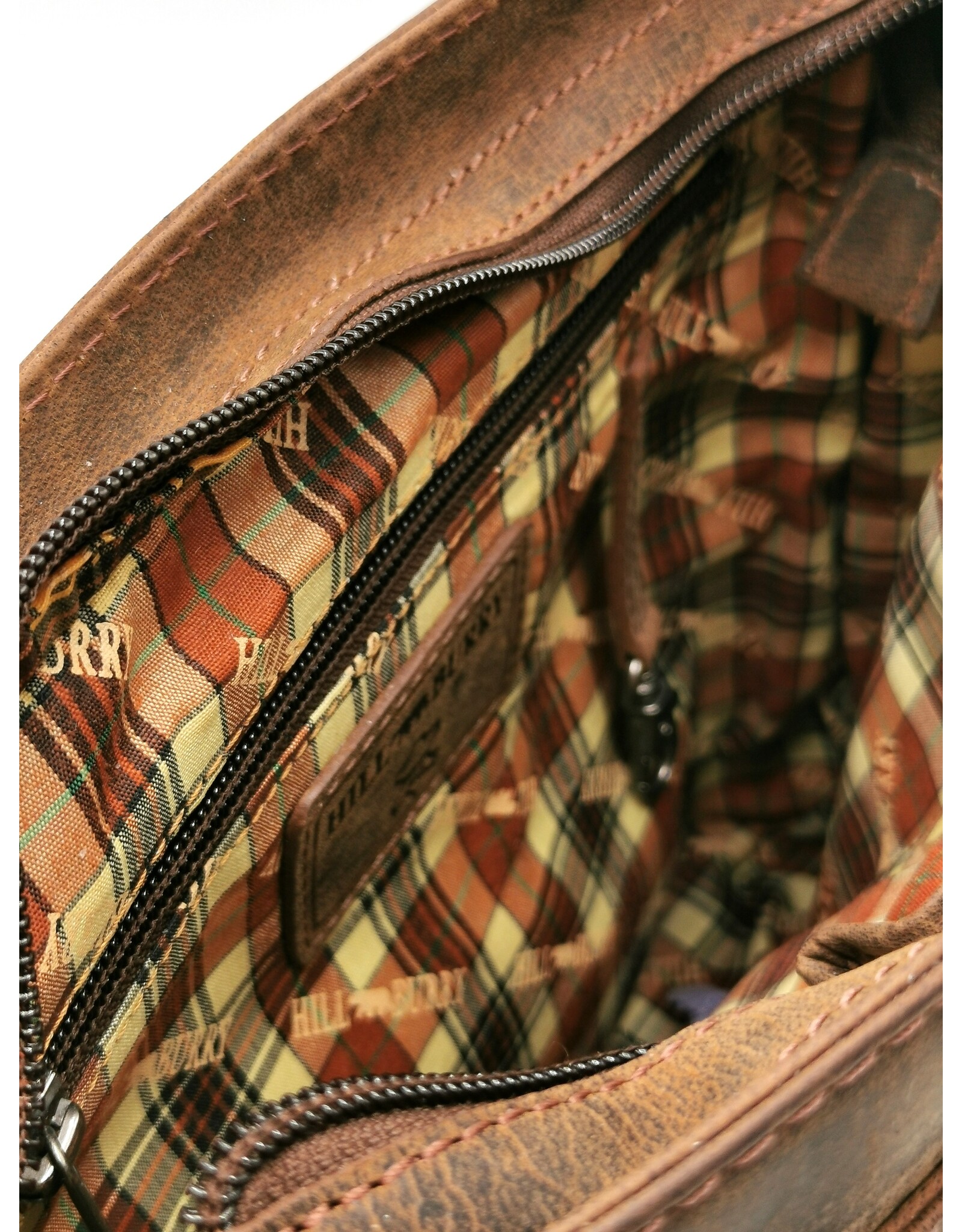 HillBurry Leather bags - Hillburry leather shoulder bag with buckle