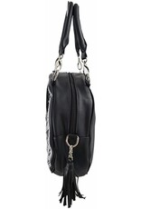 Restyle Gothic Bags Steampunk Bags - Gothic Henna Handbag with Moon Embroidery & Tassels