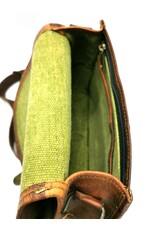 Trukado Leather Shoulder bags  Leather crossbody bags - Leather Saddle Bag with slide closure vintage leather