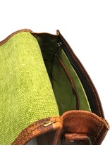 Trukado Leather Shoulder bags  Leather crossbody bags - Leather Saddle Bag with slide closure vintage leather